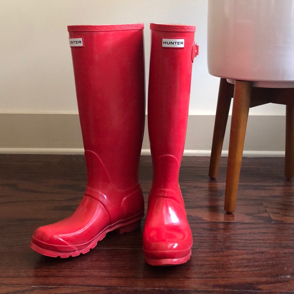 Tall Red Hunter Rainboots
